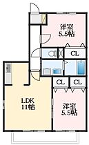 大阪府羽曳野市誉田6丁目（賃貸アパート2LDK・1階・53.00㎡） その2