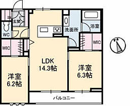 グランべレオ 302 ｜ 広島県広島市安佐南区西原9丁目（賃貸マンション2LDK・3階・67.00㎡） その2