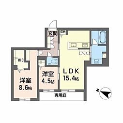 Sunnyplace-K 2LDKの間取図画像