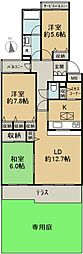 グリーンコモンズ川越7号棟 3LDKの間取図画像