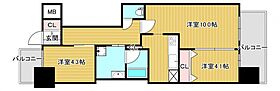 大阪府大阪市北区同心2丁目（賃貸マンション2LDK・4階・45.57㎡） その2