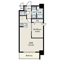 Alivis北梅田  ｜ 大阪府大阪市北区本庄西2丁目（賃貸マンション1LDK・2階・37.43㎡） その2