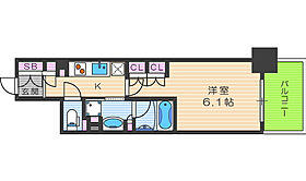 ザ・パークハビオ堂島  ｜ 大阪府大阪市北区堂島2丁目（賃貸マンション1K・10階・24.26㎡） その2