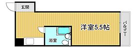 大阪府大阪市北区黒崎町7-13（賃貸マンション1R・5階・19.00㎡） その2