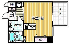 ラナップスクエア南森町NEXTSTAGE  ｜ 大阪府大阪市北区松ケ枝町（賃貸マンション1K・6階・25.50㎡） その2