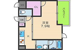 ヴィルヌーブ中之島  ｜ 大阪府大阪市北区菅原町（賃貸マンション1K・1階・27.37㎡） その2