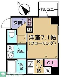 アネックス池袋 1Kの間取図画像