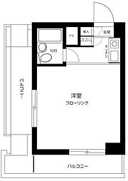 フォーラムイン東京 ワンルームの間取図画像