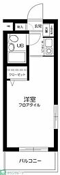 スカイコート新宿落合5 ワンルームの間取図画像