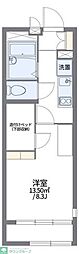 レオパレスLOREA 1Kの間取図画像
