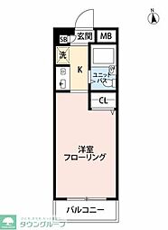 ソアール豊島園 ワンルームの間取図画像