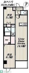 ロイジェント豊島園 2LDKの間取図画像