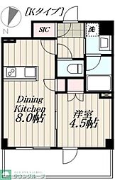 ロイジェント豊島園 1DKの間取図画像