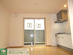 東武東上線 大山駅 徒歩10分の賃貸アパート 1階1LDKのリビング/ダイニング