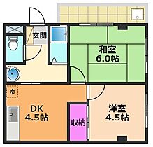 コーポブランシェ  ｜ 大阪府高槻市春日町（賃貸マンション2K・3階・35.00㎡） その2