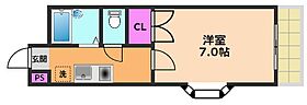 Hill Top Terada  ｜ 大阪府高槻市上土室5丁目（賃貸マンション1K・1階・22.50㎡） その2