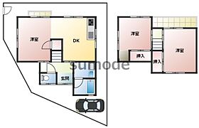 東和町貸家  ｜ 大阪府高槻市東和町（賃貸一戸建3DK・1階・54.64㎡） その2