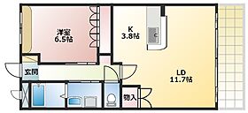 グラナート  ｜ 大阪府茨木市島4丁目（賃貸マンション1LDK・2階・51.30㎡） その2