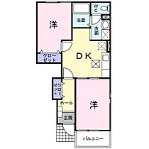 メゾンドヒル 102 ｜ 大阪府茨木市田中町7-5（賃貸アパート2LDK・1階・41.40㎡） その2