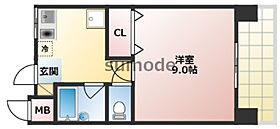 エンゼルウチダ  ｜ 大阪府茨木市西中条町（賃貸マンション1K・3階・27.00㎡） その2