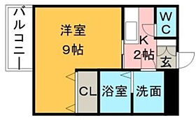 ヴィラージュII 102号 ｜ 福岡県久留米市西町582-2（賃貸アパート1K・1階・28.78㎡） その2