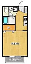 サンコーポ荘島 203号 ｜ 福岡県久留米市荘島町424-2（賃貸アパート1K・2階・26.68㎡） その2