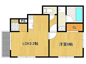 福岡県久留米市梅満町1353-4（賃貸アパート1LDK・1階・39.69㎡） その2