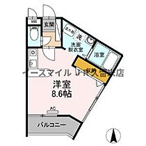 福岡県久留米市野中町84-2（賃貸マンション1R・1階・27.68㎡） その2