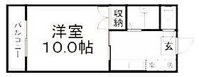 福岡県久留米市中央町9-7（賃貸マンション1K・4階・29.00㎡） その2