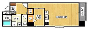 アヴァンティ久留米中央 803 ｜ 福岡県久留米市中央町15-2（賃貸マンション1LDK・8階・42.54㎡） その2