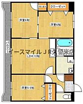 福岡県久留米市白山町565-2（賃貸マンション3LDK・3階・60.00㎡） その2