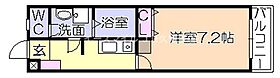 ラ・エトワール 403号 ｜ 福岡県久留米市野中町90-3（賃貸マンション1K・4階・24.58㎡） その2