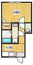 福岡県久留米市梅満町1624-1（賃貸アパート1K・1階・23.75㎡） その2