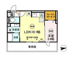 Ｄ-ＲＯＯＭ　ＦＩＲＳＴ　大善寺駅前 102 ｜ 福岡県久留米市大善寺大橋1丁目13-14（賃貸アパート1LDK・1階・33.51㎡） その2