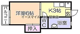 フローリッシュコーポ 202号 ｜ 福岡県久留米市梅満町1291-6（賃貸アパート1K・2階・20.20㎡） その2