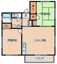 福岡県久留米市大善寺南1丁目19-16（賃貸アパート2LDK・2階・51.00㎡） その2