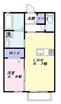 福岡県久留米市篠山町253-2（賃貸アパート1LDK・1階・37.07㎡） その2