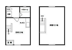 福岡県八女郡広川町大字広川（賃貸アパート1DK・1階・28.30㎡） その2