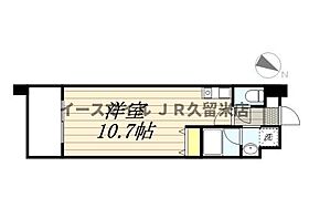 福岡県久留米市小頭町3-7（賃貸マンション1R・8階・25.07㎡） その2