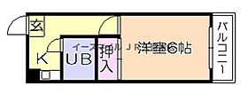 福岡県久留米市松ケ枝町38-2（賃貸マンション1K・2階・21.40㎡） その2