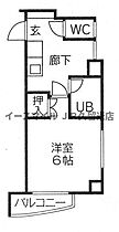 福岡県久留米市通町106-12（賃貸マンション1K・5階・24.00㎡） その2