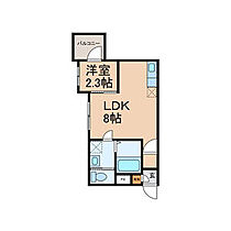 アルテ久留米  ｜ 福岡県久留米市日吉町3-18（賃貸アパート1LDK・2階・24.30㎡） その2