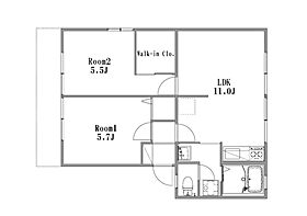 福岡県久留米市梅満町1574（賃貸アパート2LDK・1階・48.60㎡） その2