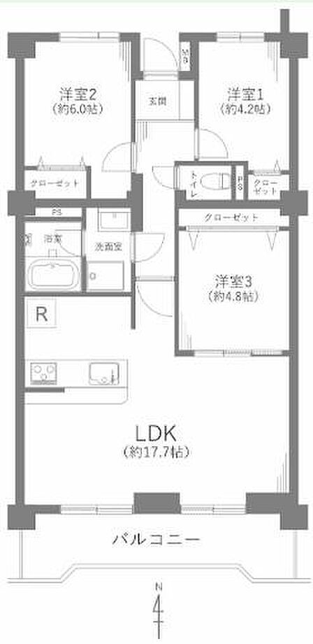 収納スペースが充実しており、すっきりとお部屋を片付けることができます♪