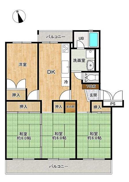和室が多い間取りで、落ち着いた雰囲気がお好きな方におすすめです!