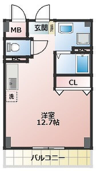 YM泉 602｜静岡県静岡市駿河区泉町(賃貸マンション1R・6階・31.50㎡)の写真 その2