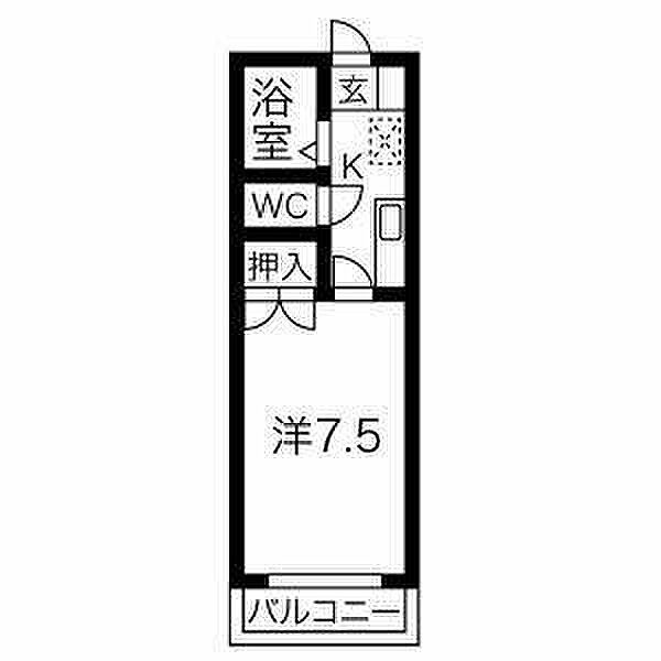 サンピュアK 103｜静岡県静岡市葵区瀬名川３丁目(賃貸アパート1K・1階・20.66㎡)の写真 その1