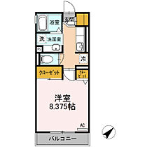 クラシオン谷田 203 ｜ 静岡県静岡市駿河区谷田（賃貸アパート1K・2階・30.27㎡） その2