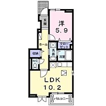 ヴィレッタII 101 ｜ 静岡県静岡市駿河区小鹿（賃貸アパート1LDK・1階・43.12㎡） その2