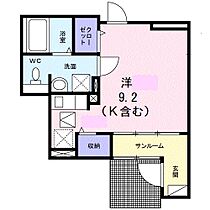 アジュールII 102 ｜ 静岡県静岡市駿河区中吉田（賃貸アパート1R・1階・27.85㎡） その2